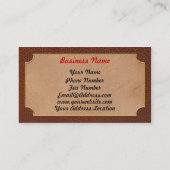 Carte De Visite Pharmacie - de nouveau au morcellement (Dos)