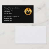 Carte De Visite Pharmacie de vente au détail classique (Devant / Derrière)