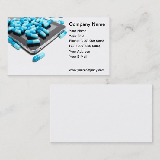 Carte De Visite Pharmacie d'Internet (Devant / Derrière)