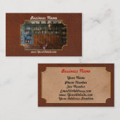 Carte De Visite Pharmacie - droite derrière le compteur (Devant / Derrière)