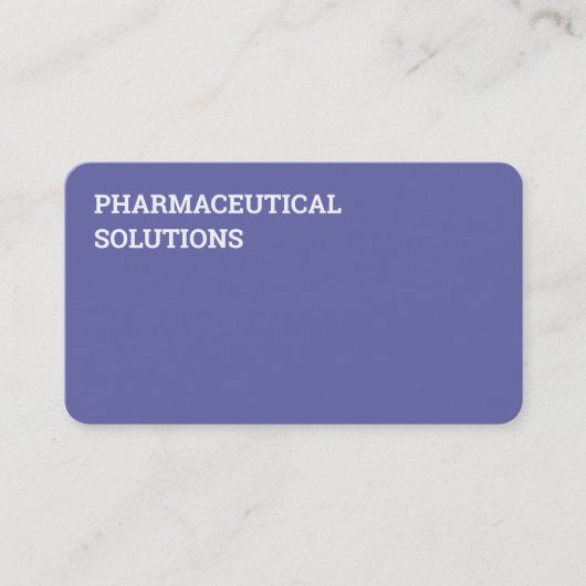 Carte De Visite Pharmacie Pharmacie Médicaments (Devant)