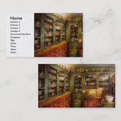 Carte De Visite Pharmacie - pièce - l'officine (Devant / Derrière)