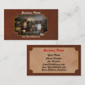 Carte De Visite Pharmacie - préparations de matin (Devant / Derrière)