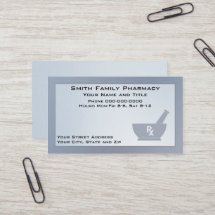 Carte de visite pharmacien