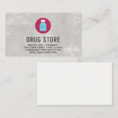 Carte De Visite Pharmacien | Pilules de médecine (Devant / Derrière)