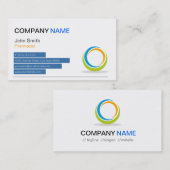 Carte De Visite Pharmacien - Sphère moderne (Devant / Derrière)