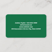 Carte De Visite Pharmaciste des médicaments (Dos)