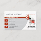 Carte De Visite Pharmacy | Drug Store (Devant)