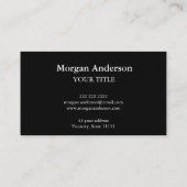 Carte De Visite Phase Abstraite Lune Or Spirituelle Energie Heiler (Dos)