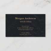 Carte De Visite Phase Abstraite Lune Or Spirituelle Energie Heiler (Dos)