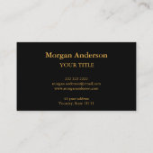 Carte De Visite Phase Abstraite Lune Or Spirituelle Energie Heiler (Dos)