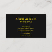 Carte De Visite Phase Abstraite Lune Or Spirituelle Energie Heiler (Dos)