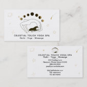 Carte De Visite *~* Phases de déesse céleste de la femme lune (Devant / Derrière)