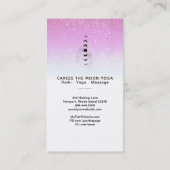 Carte De Visite *~* Phases de la lune de caresse + Parties scintil (Dos)