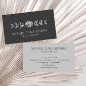 Carte De Visite Phases de lune céleste minimale