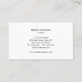 Carte De Visite Phases de lune céleste pour la guérison de l'énerg (Dos)