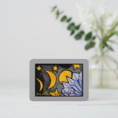 Carte De Visite Phases de lune enfant sauvage (Debout devant)