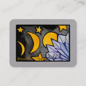 Carte De Visite Phases de lune enfant sauvage (Devant)