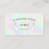 Carte De Visite Phases Holographiques Hands Hands Moon (Devant)