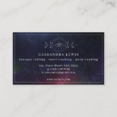 Carte De Visite Phénomène de la lune d'oeil simple poilue guérisse (Dos)