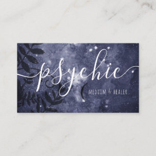 Carte De Visite Phénomène de lune Ciel céleste Psychique Moyenn
