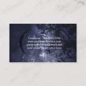 Carte De Visite Phénomène de lune Ciel céleste Psychique Moyenne S (Dos)