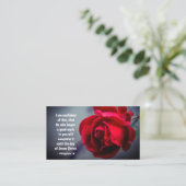 Carte De Visite Philippiens 1:6 J'ai confiance en cette Bible Vers (Debout devant)