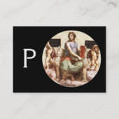 Carte De Visite PHILOSOPHIE Monogramme, Noir (Dos)