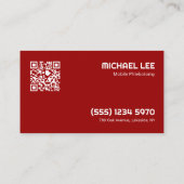 Carte De Visite Phlebotomie QR (Dos)