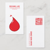 Carte De Visite Phlebotomie QR (Devant / Derrière)