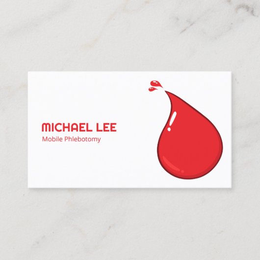 Carte De Visite Phlebotomiste (Devant)
