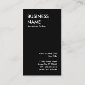 Carte De Visite PHO : nouilles de ninja (Dos)