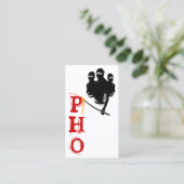 Carte De Visite PHO : nouilles de ninja (Debout devant)