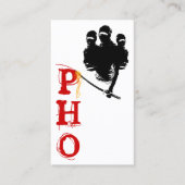 Carte De Visite PHO : nouilles de ninja (Devant)