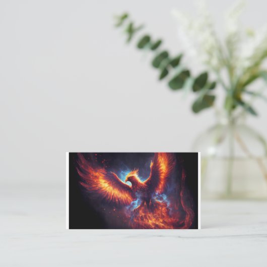 Carte de visite Phoenix (Debout devant)