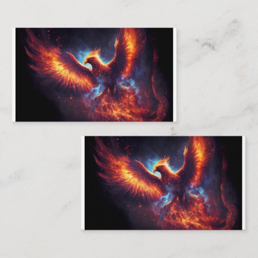 Carte de visite Phoenix (Devant / Derrière)