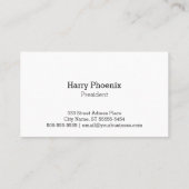 Carte De Visite Phoenix (Dos)