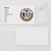 Carte De Visite Phoque de New York (Devant / Derrière)