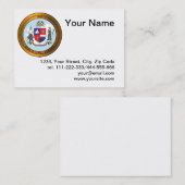 Carte De Visite Phoque du comté de Dorchester (Devant / Derrière)