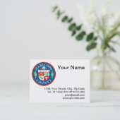 Carte De Visite Phoque du comté de Maricopa (Debout devant)