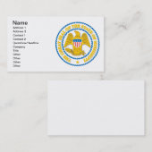 Carte De Visite Phoque du Mississippi (Devant / Derrière)