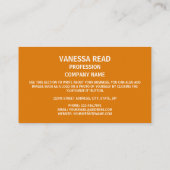 Carte De Visite Phoque Marshalais, Îles Marshall (Dos)