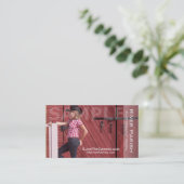 Carte de visite photo (Debout devant)