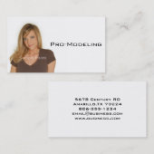 Carte de visite photo (Devant / Derrière)