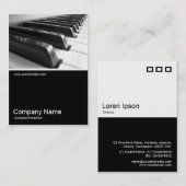 Carte De Visite Photo 0128 de Half&Half - clavier (Devant / Derrière)