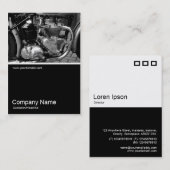 Carte De Visite Photo 052 de Half&Half - moteur classique de (Devant / Derrière)