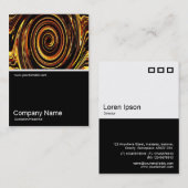 Carte De Visite Photo 098 de Half&Half - tourbillon d'or (Devant / Derrière)