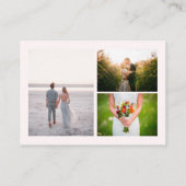 Carte De Visite Photo 4 spécifique au client (Dos)