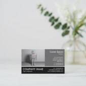 Carte De Visite Photo - 60pc Grey - Robot (Debout devant)