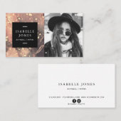 Carte de visite photo Actor Model Singer Marble (Devant / Derrière)